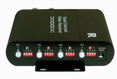 四路有源双绞线传输器，4路双绞线视频传输器