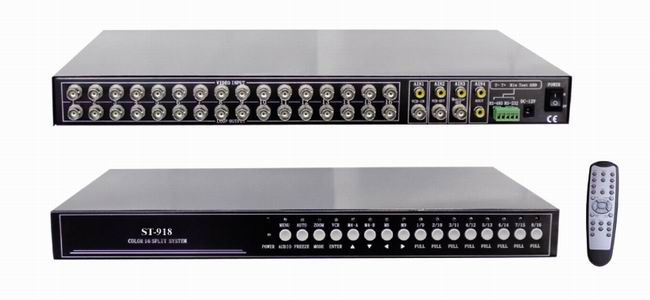 16路全实时画面分割器