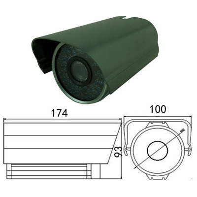 sony 600线 宽动态 强光抑制 红外50米摄像机