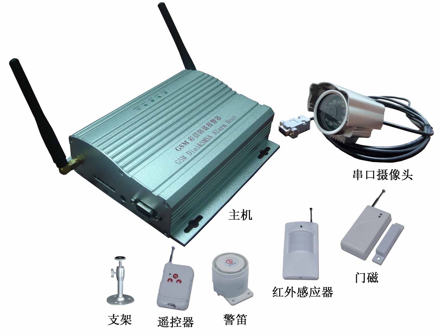 GSM，GPRS现场报警彩信防盗报警器