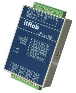 开关量IO模块(4路隔离输入+4路A型继电器输出)