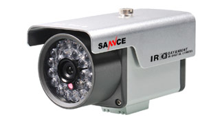 彩色红外防水一体摄像机