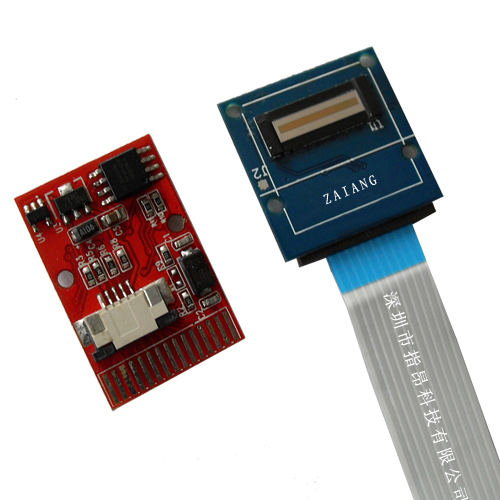 刮擦式指纹识别模块