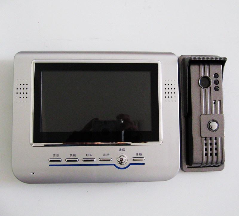 海笛可视门铃7寸屏