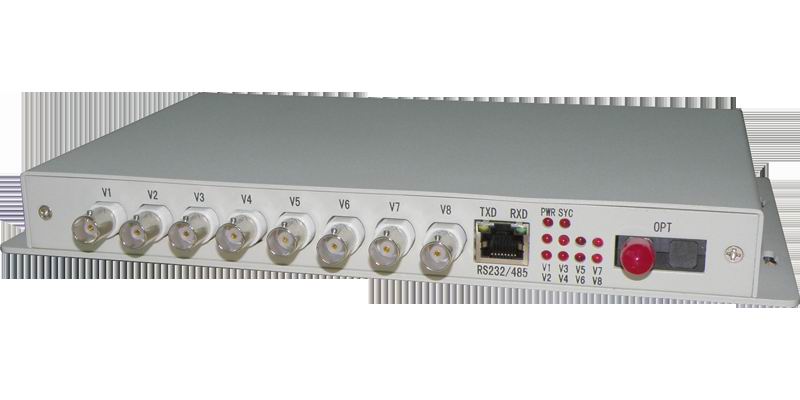 8路视频1路数据数字光端机