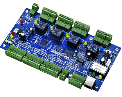 青岛门禁TCP/IP通讯四门单向控制器