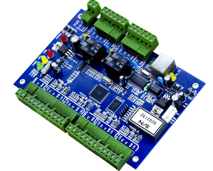 青岛门禁TCP/IP通讯双门双向控制器