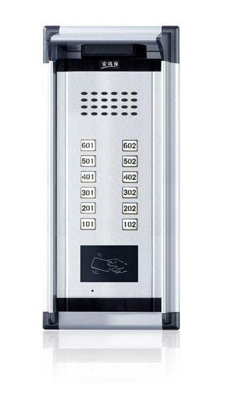 直按式刷卡多线制楼宇对讲系统