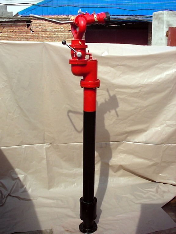 快开调压防冻防撞自泄炮座+水炮一体