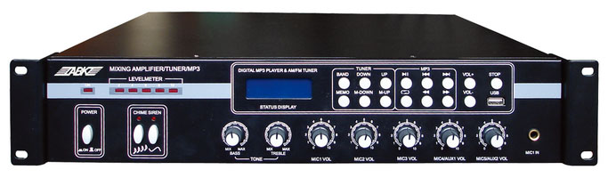 PA23系列一体式机-广播功放系列-ABK欧比克公共广播系统