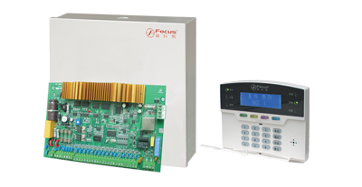 总线有线兼容中文双网报警控制主机