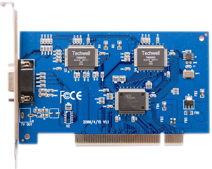 4路视频采集卡，6805芯片