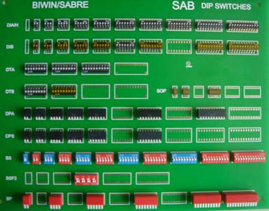 台湾各种规格DIP开关