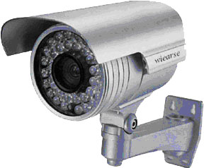 50米银灰色红外摄像机