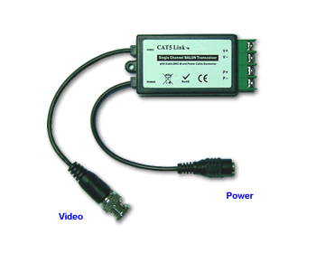 意灵思独家供应-单路视频电源双绞线传输器