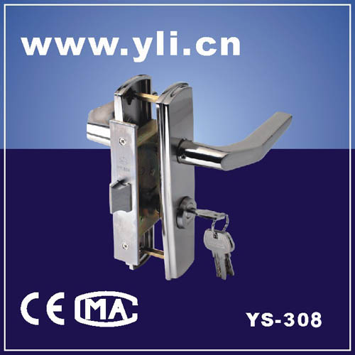 木门、金属门欧式机械锁.(YLI)