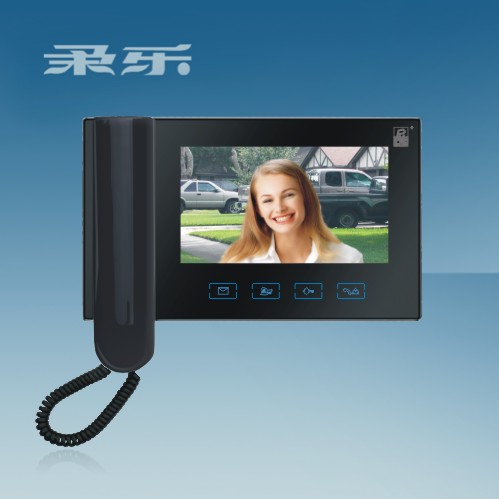 联网型7寸带话柄彩色可视分机