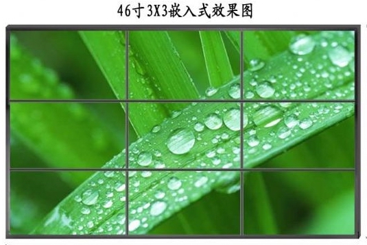 超窄边液晶拼接电视墙