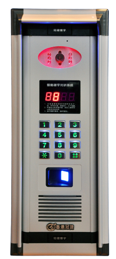 指纹识别可视对讲