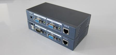 供应0-300米防雷工程型VGA双绞线传输器