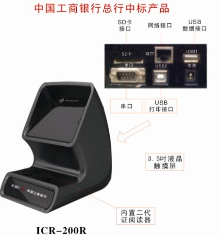 200R脱机型二代证读卡器