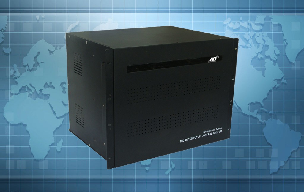 供应196进32出视频矩阵主机 配送三维主控键盘