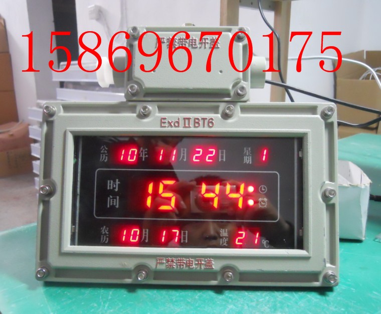 BSZ2010型防爆石英钟|防爆电子温度度钟|防爆数显电子钟