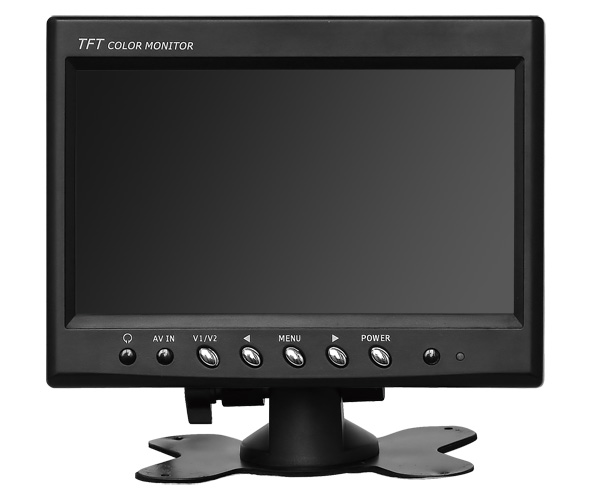 内置9-36V宽电源7寸液晶车载监视器