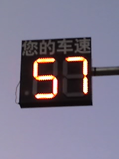 雷达速度显示大屏