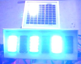 【上海柯泉】直批 双面六灯叶太阳能爆闪灯 黄闪灯