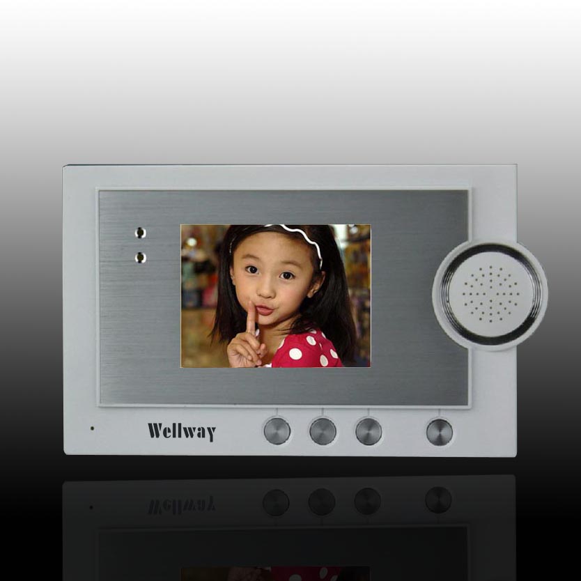 3.5寸可视门铃分机，楼宇对讲，对讲门铃，可视对讲