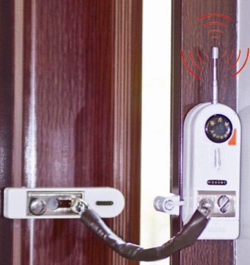 室内无线防盗报警门磁（链条型）