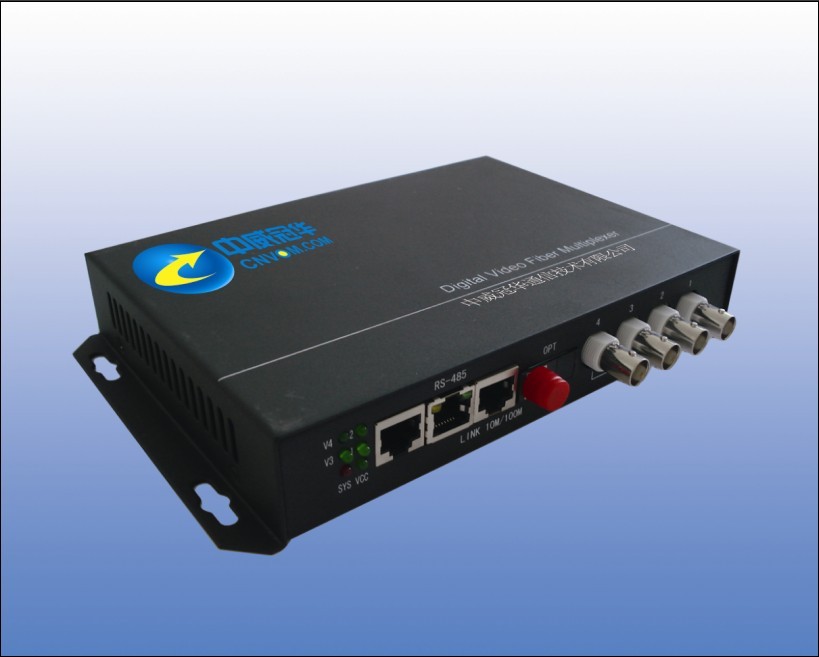 4V1D-4路视频光端机