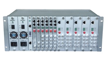 64路视频光端机机架4U、视频光端机