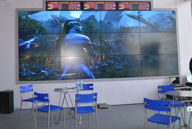 55寸液晶拼接屏，LED背光源，亮度均匀，缝隙突破5,3mm