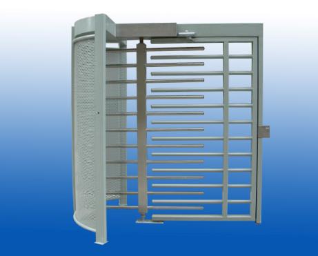 通道管理人和单车一字转闸门