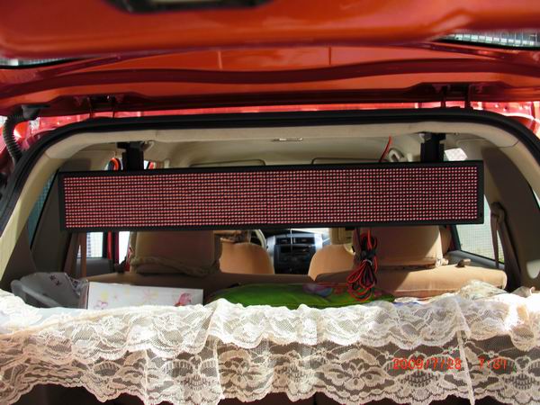 出租车顶灯LED广告屏的基本功能