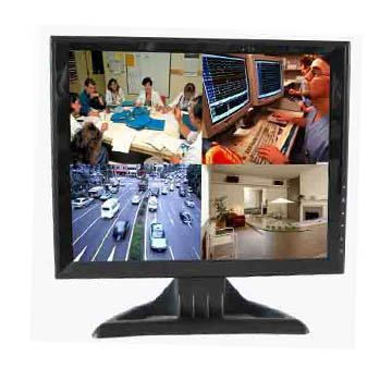 特雅丽15寸内置四分割液晶监视器