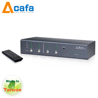 acafa VAS44 VGA矩阵式影音切换分配器
