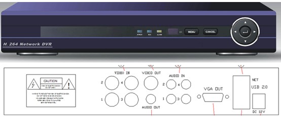 H.264全D1新品特价4路