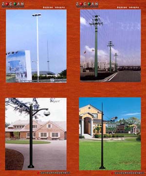 北京中创安避雷式道路监控杆