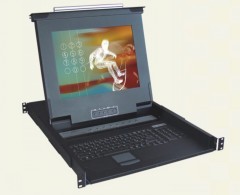 瑞南17寸8口KVM切换器 LCD切换器 KVM切换器控制平台