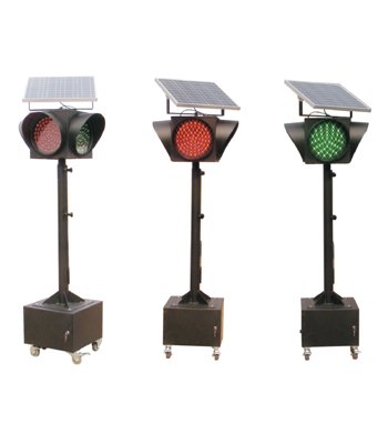太阳能移动信号灯，太阳能红绿灯