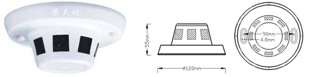 烟感型彩色摄像机R-S181