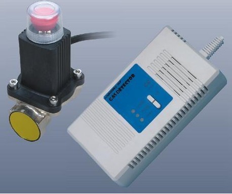 家庭厨房用  家用燃气泄漏报警器及切断阀