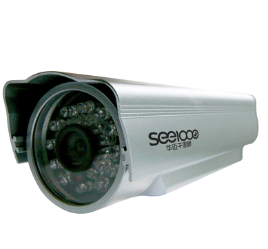 华迈千里眼 枪形防水红外网络摄像机 远程视频监控