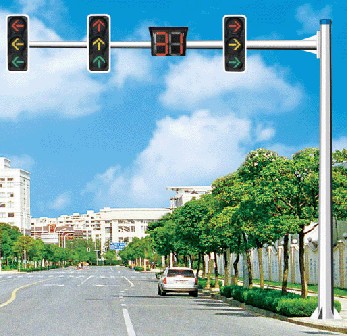 八角悬臂信号灯杆