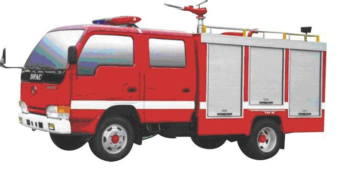 东风小霸王轻型水罐消防车
