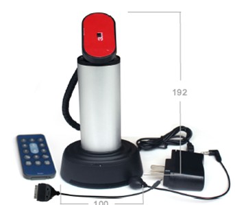 手机展示防盗 手机充电防盗 IPHONE4充电展示架