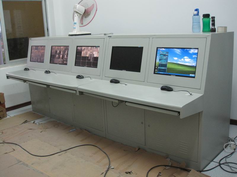 福州监控操作台，福州监控机柜厂家